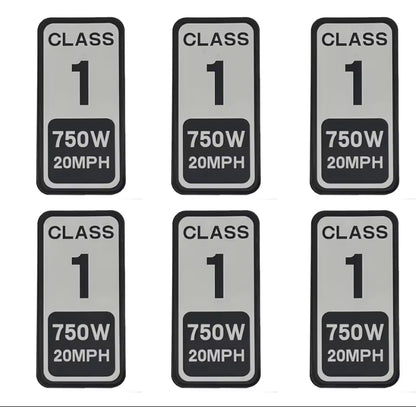 E-bike Class Stickers High Quality