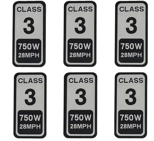 E-bike Class Stickers High Quality