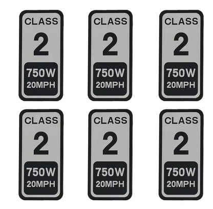 E-bike Class Stickers High Quality