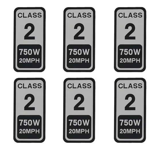E-bike Class Stickers High Quality